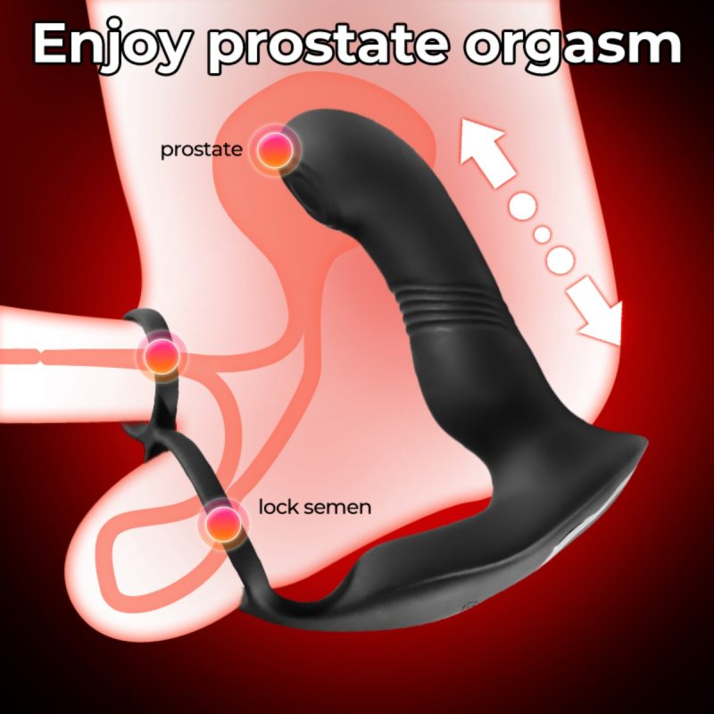 Ares Prostate Vibrator Remote Control Thrusting - Image 5