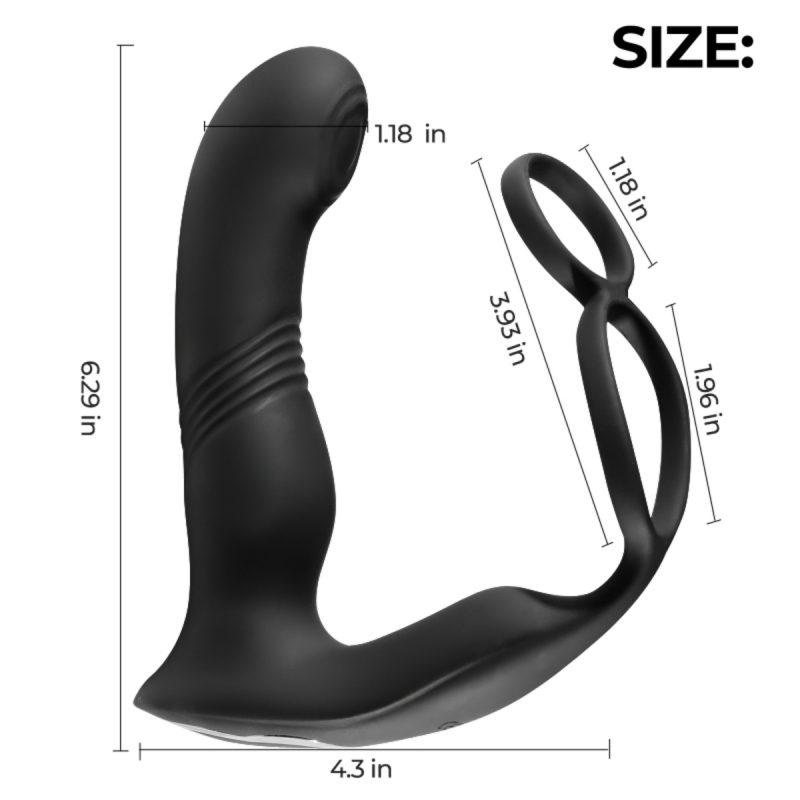 Ares Prostate Vibrator Remote Control Thrusting - Image 8