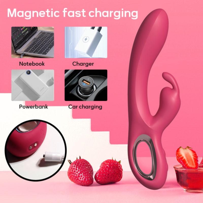 Metal Ring Wild Bunny Rabbit Vibrator - Image 3