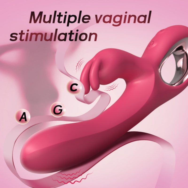 Metal Ring Wild Bunny Rabbit Vibrator - Image 4