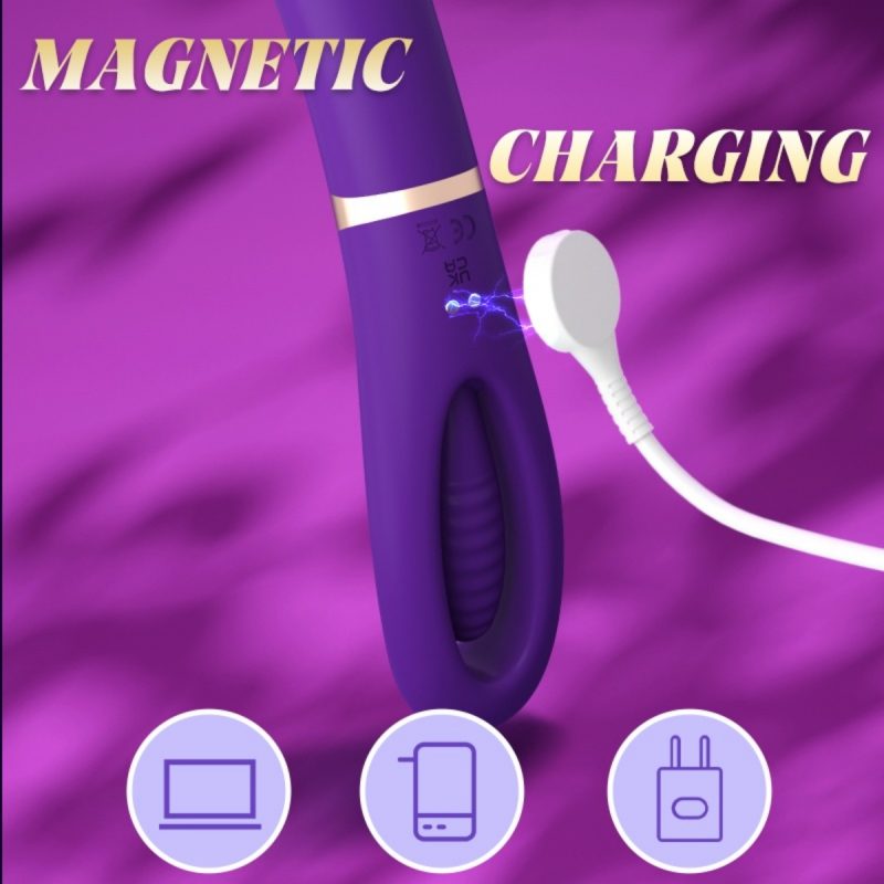 Lisa Flicking G-Spot Vibrator-Purple - Image 9
