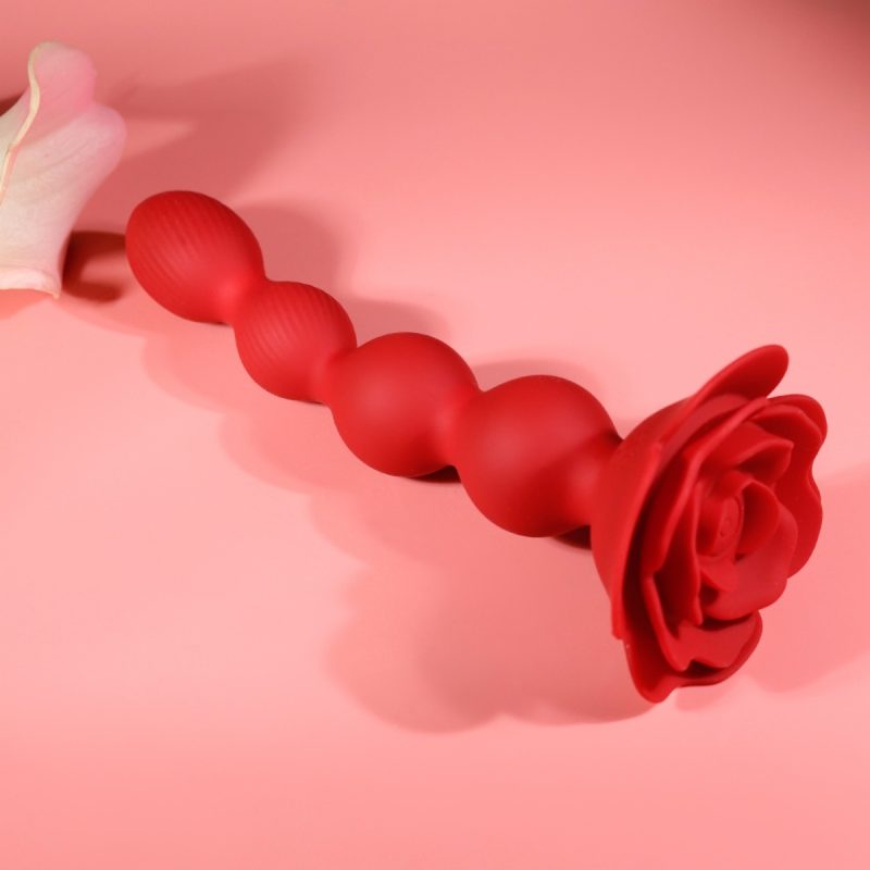 Red Rose Flower Butt Plug - Image 10