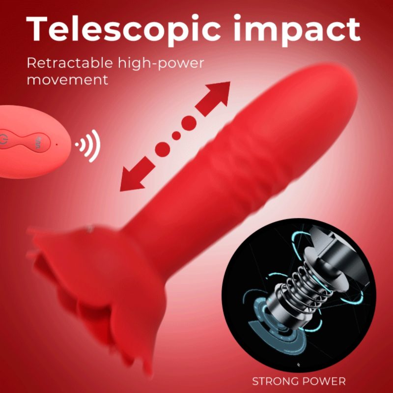 Rose Retractable Anal Plug - Image 2