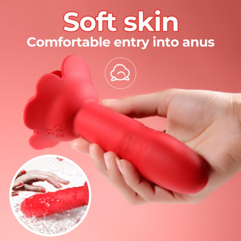 Rose Retractable Anal Plug - Image 5