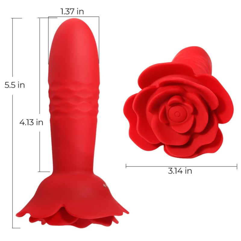 Rose Retractable Anal Plug - Image 8