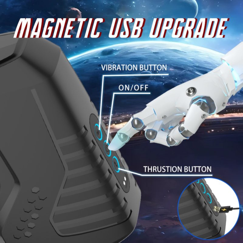 Space Capsule Thrusting Vibrating Masturbator - Image 8