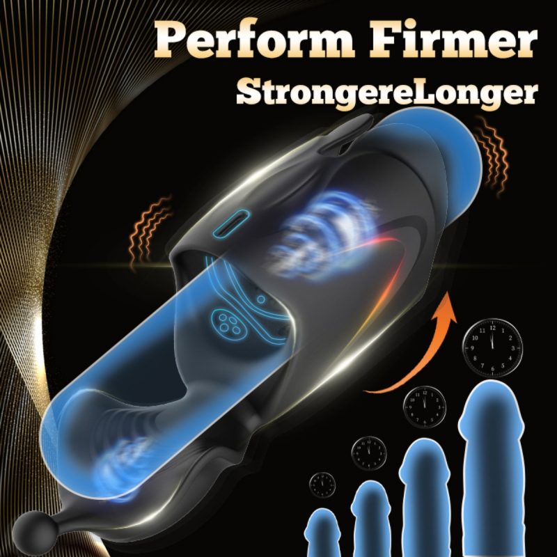 Dual Vibration -Adjustable transform Silicone Masturbator - Image 7