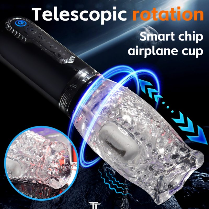 The Male Rose 3.0 Cyclone Mastubator Thrusting ,Dual Sides Vibrating Rotating - Image 2