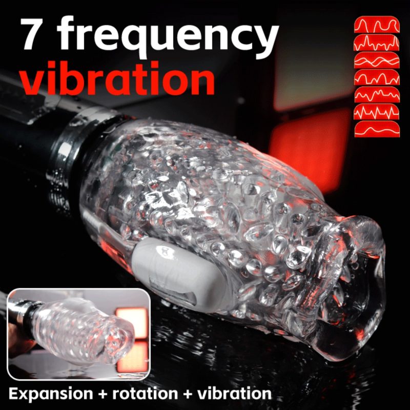 The Male Rose 3.0 Cyclone Mastubator Thrusting ,Dual Sides Vibrating Rotating - Image 5