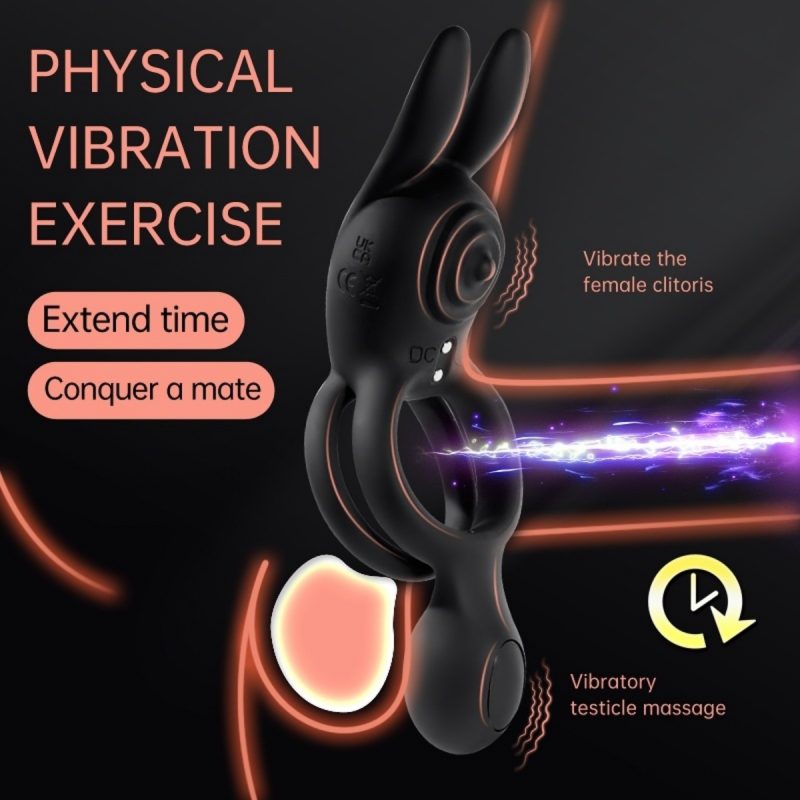 Rabbit Bunny Cock Ring 2.0-Remote Control Penis Vibrating Ring - Image 2