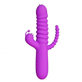 3 in 1 Triple Tongue Licker Thruster Stimulator