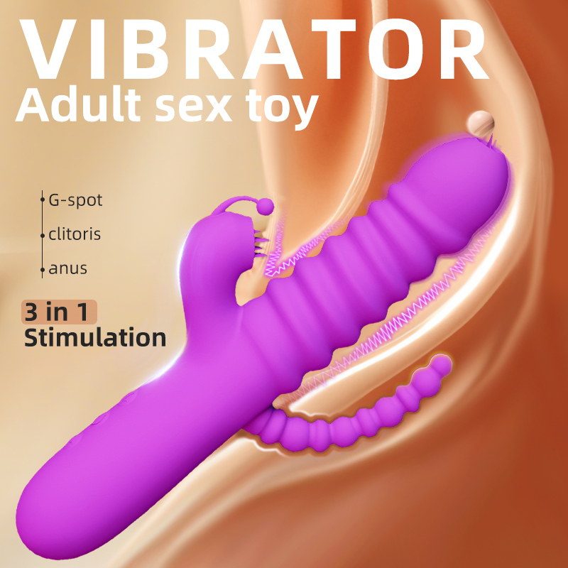 3 in 1 Triple Tongue Licker Thruster Stimulator - Image 2