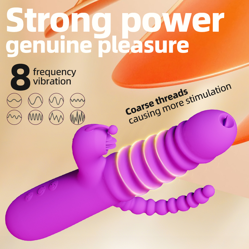 3 in 1 Triple Tongue Licker Thruster Stimulator - Image 5