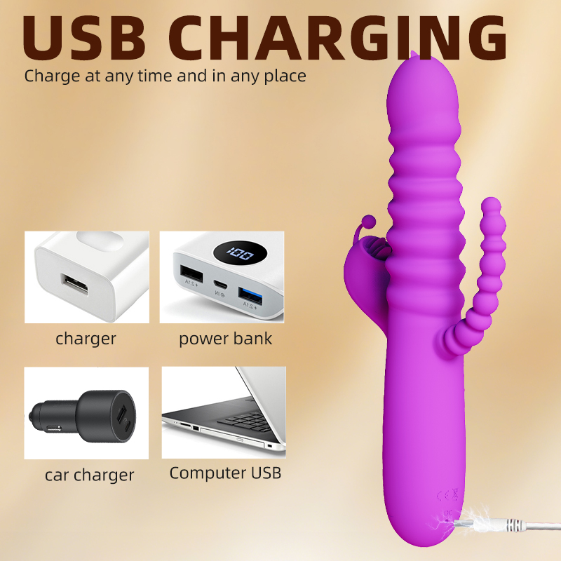 3 in 1 Triple Tongue Licker Thruster Stimulator - Image 8