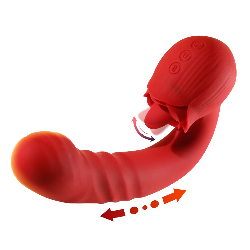 ROSE THRUSTION LICKING G-SPOT VIBRATOR